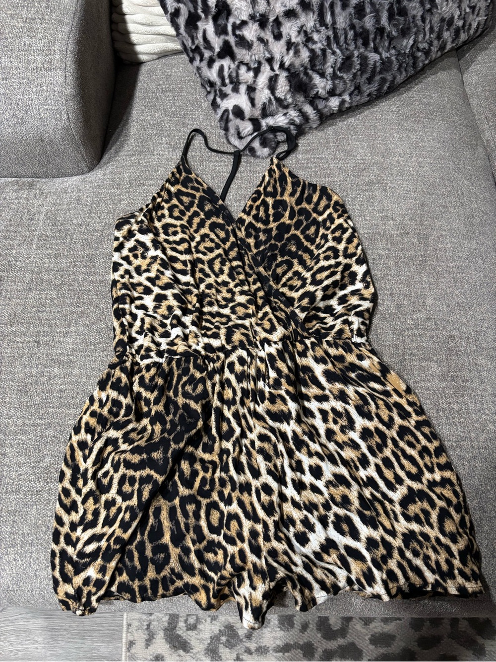 ⭐️Leopard Print Sleeveless Romper S